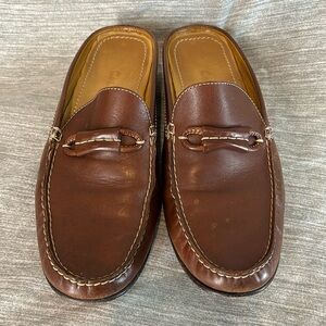 Cole Haan Brown Leather Mules